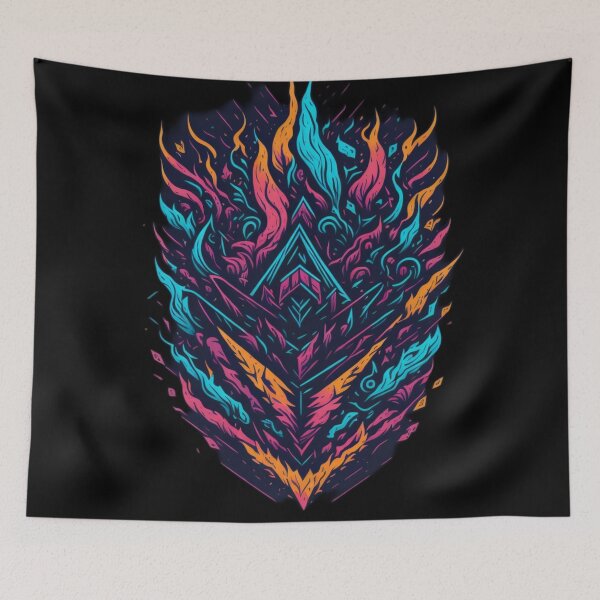 Item preview, Flaming Sheild designed and sold by kn-clothing.