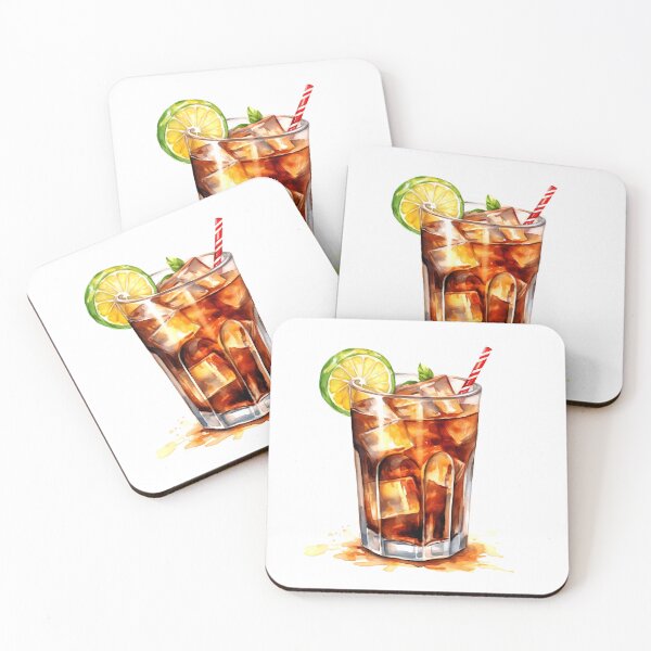 Item preview, Cuba Libre Cocktail Clipart, Vodka Cocktail, Clear Drink Art, Vodka Mix, Bloody Mary, Mixologist's Choice, Vodka Drink, Watercolor Art designed and sold by CoolorPainting.