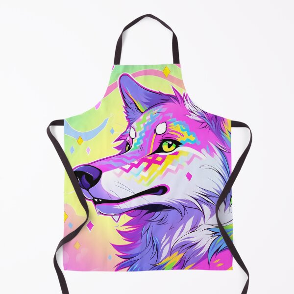 Artikelvorschau, Sunlit Mystic Wolf - Daydream in Gold entworfen und verkauft von Cosmic-Canvases.