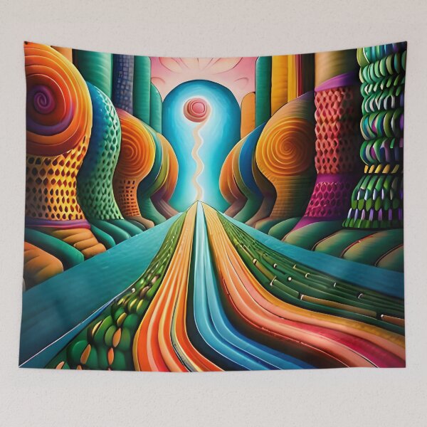 Item preview, Dreamscape Reverie - A Surreal Journey into the Psychedelic Realm designed and sold by TheOpiumHouse.