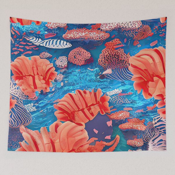 Item preview, Coral in the Ocean designed and sold by casaai.