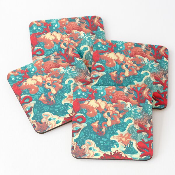 Item preview, Coral in the Ocean designed and sold by casaai.