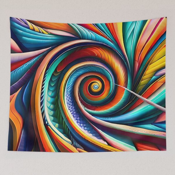 Item preview, Cosmic Fusion - A Psychedelic Symphony of Colors designed and sold by TheOpiumHouse.
