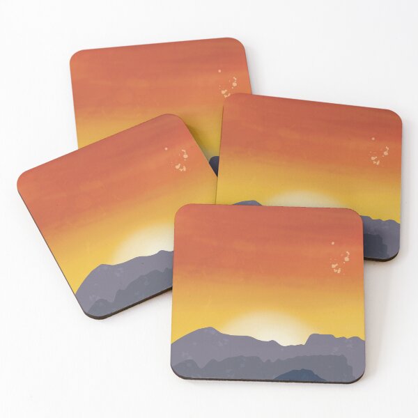 Item preview, Mountain Sunset designed and sold by Whylimecreates.