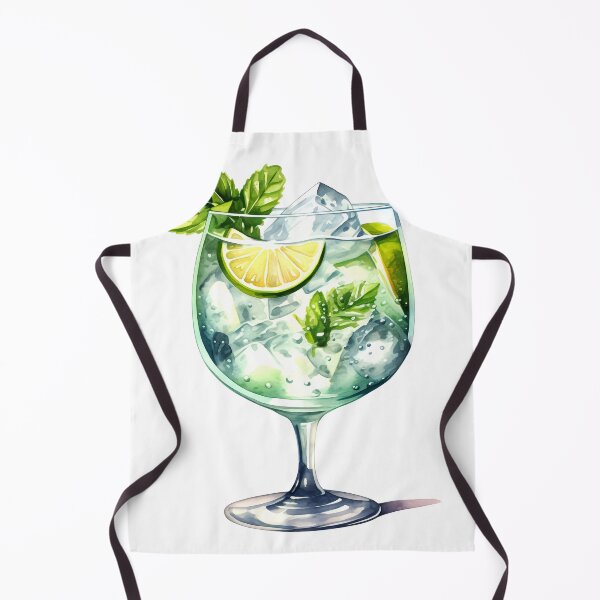 Item preview, Gin and Tonic Drink Clipart, Gin Cocktail, Juniper Drink Art, Gin Mix, Tonic Water, Botanical Cocktails, Gin Drink Oil, Party Cocktail Art designed and sold by CoolorPainting.