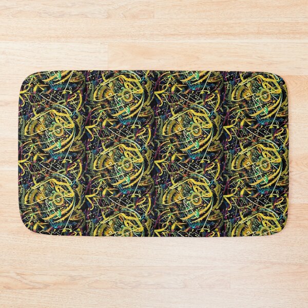 Item preview, An abstract picture with yellow abstract face lines designed and sold by Zolongano.