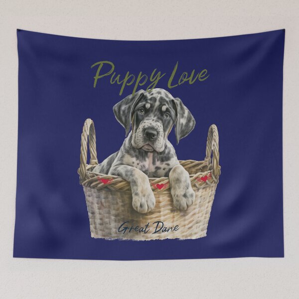 Item preview, Great Dane Puppy Love designed and sold by Linda Gonzalez.