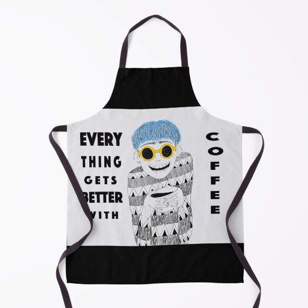 Item preview, EVERY THING GETS BETTER WITH COFFEE designed and sold by Megamindao.