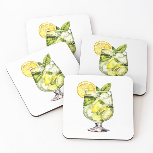Item preview, Gin Fizz Drink Clipart, Gin Cocktail, Juniper Drink Art, Gin Mix, Tonic Water, Botanical Cocktails, Gin Drink Oil, Party Cocktail Art designed and sold by CoolorPainting.