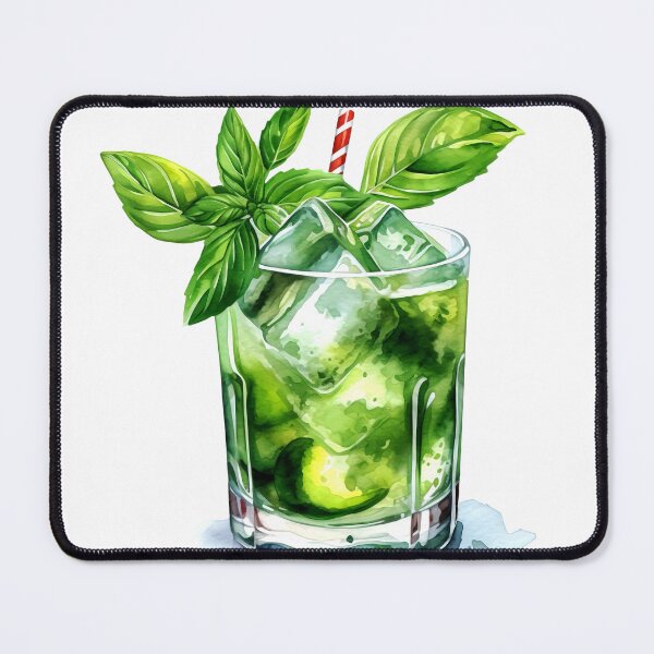 Item preview, Basil Smash Drink Clipart, Gin Cocktail, Juniper Drink Art, Gin Mix, Tonic Water, Botanical Cocktails, Gin Drink Oil, Party Cocktail Art designed and sold by CoolorPainting.
