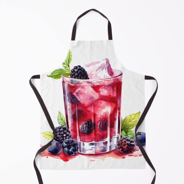 Item preview, Bramble Drink Clipart, Gin Cocktail, Juniper Drink Art, Gin Mix, Tonic Water, Botanical Cocktails, Gin Drink Oil, Party Cocktail Art designed and sold by CoolorPainting.