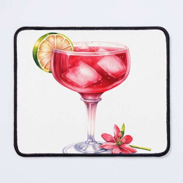 Item preview, Clover Club Drink Clipart, Gin Cocktail, Juniper Drink Art, Gin Mix, Tonic Water, Botanical Cocktails, Gin Drink Oil, Party Cocktail Art designed and sold by CoolorPainting.