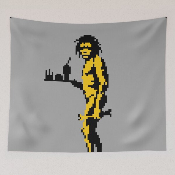 Item preview, Caveman Fastfood Graffiti Pixel designed and sold by 8bitbaba.