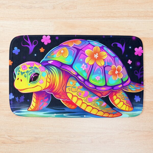 Item preview, Y2K Aesthetic - Technicolor Tortoise designed and sold by Cosmic-Canvases.