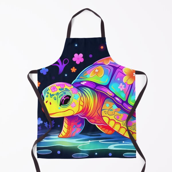 Item preview, Y2K Aesthetic - Technicolor Tortoise designed and sold by Cosmic-Canvases.