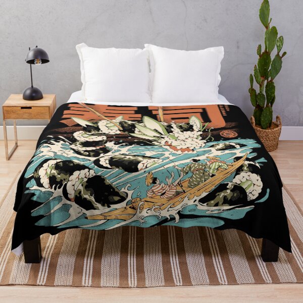 Item preview, Cucumber Sushi Dragon - Black designed and sold by Ilustrata®.