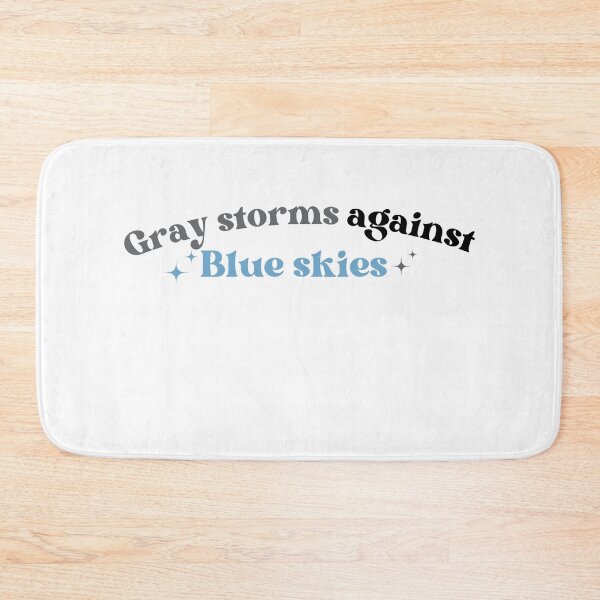 Item preview, gray storms against blue skies  designed and sold by Whimsical Prints.