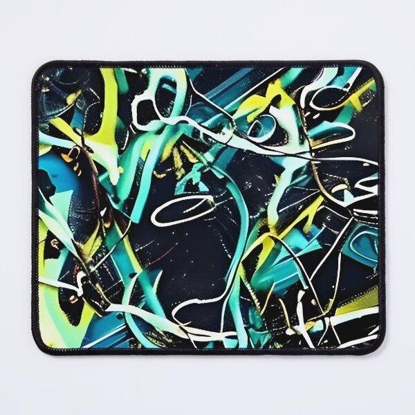 Item preview, An abstract picture blue and yellow pattern designed and sold by Zolongano.