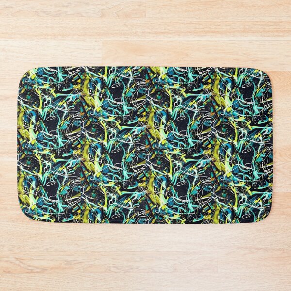 Item preview, An abstract picture blue and yellow pattern designed and sold by Zolongano.