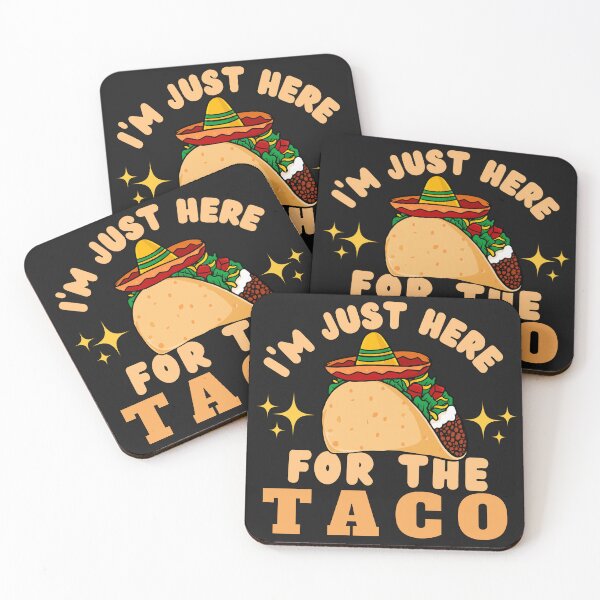 Item preview, Cool Taco food lover I'm Just Here for the Tacos designed and sold by Domy7.