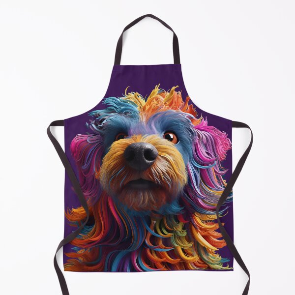 Aperçu de l'œuvre chien multicolore créée et vendue par Banna Baber.