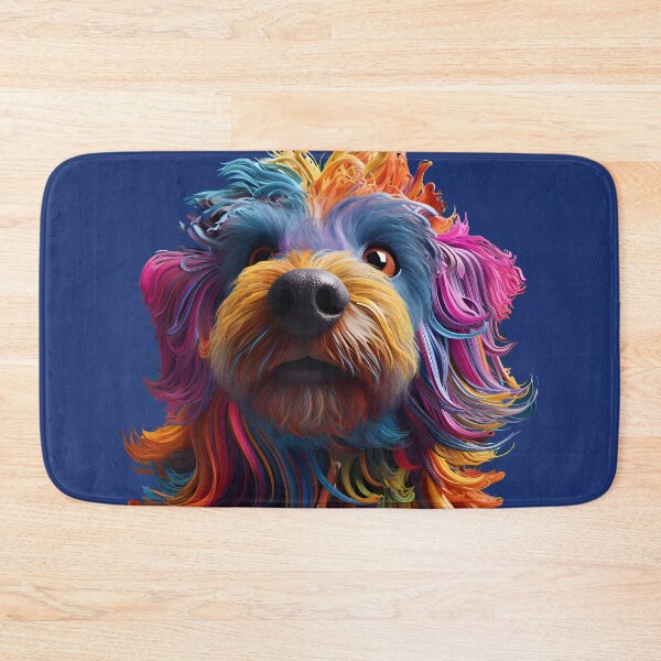 Item preview, multicolored dog designed and sold by Banna Baber.