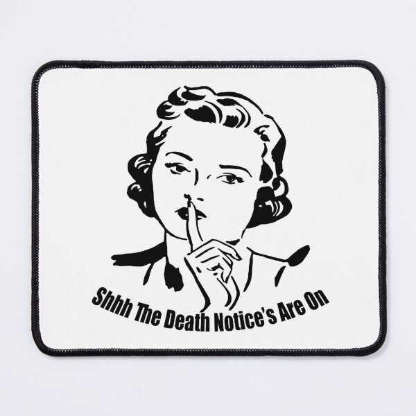 Item preview, Shhh... The Death Notices Are On: Midwest Radio designed and sold by clients.
