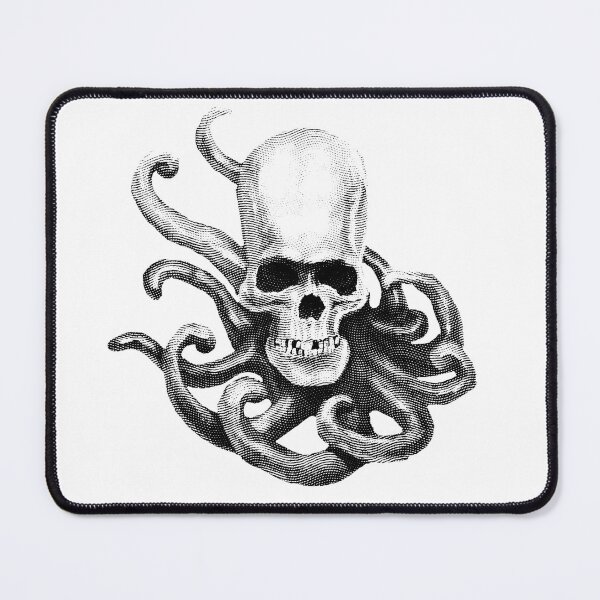 Item preview, Skulltopus (black and white) designed and sold by Eleden.