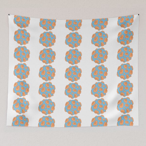 Item preview, Amazing blue planet with orange craters designed and sold by laura-003.