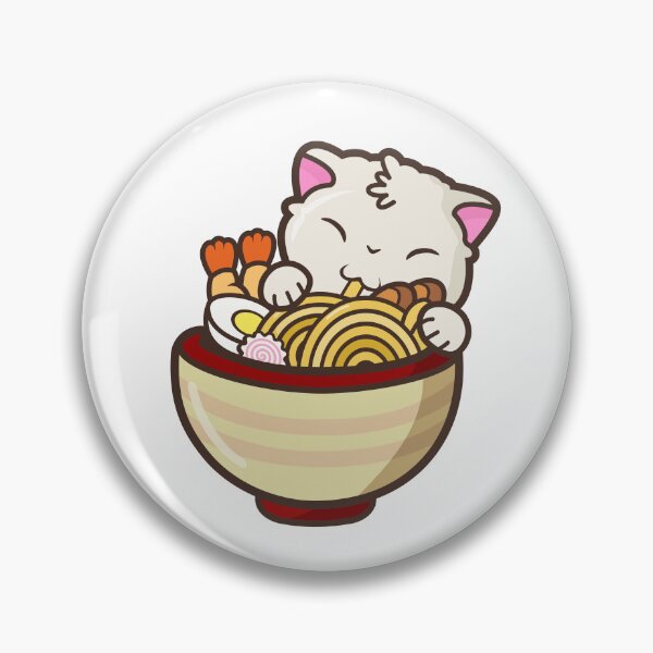 Item preview, Ramen cat designed and sold by inksycutsy.