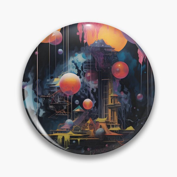 Item preview, Floating objects in void #2 designed and sold by DigiWorldAi.