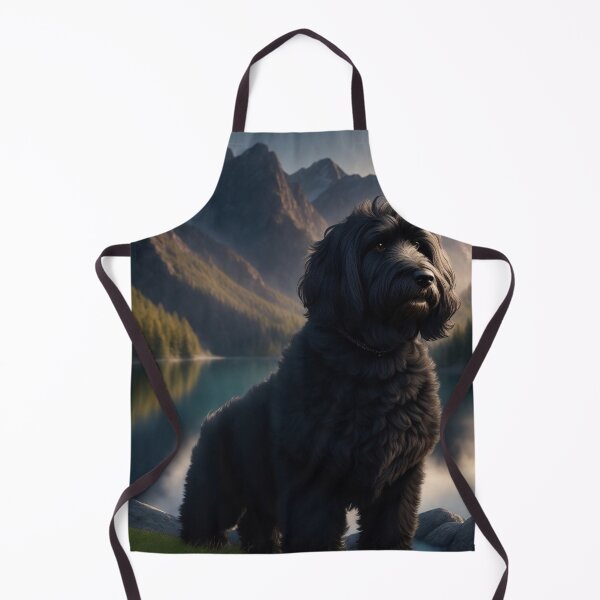 Item preview, Black Russian Terrier in Fantasy World designed and sold by SereneMuses.
