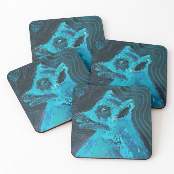 Item preview, Acrylic Turquoise Hypnotized Lemur designed and sold by FFontaine68.