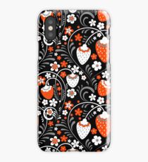 Ornament in Khokhloma Russian style iPhone Case/Skin