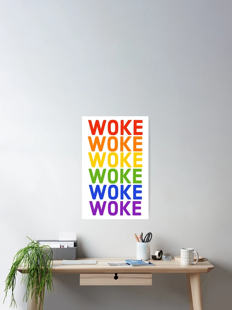 Thumbnail 2 of 3, Poster, Woke! designed and sold by Rachel the Artist .