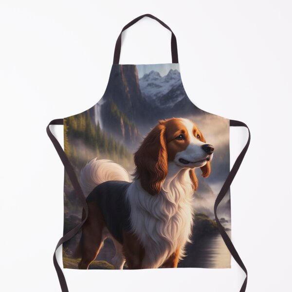 Item preview, Brittany Dog in Fantasy World designed and sold by SereneMuses.