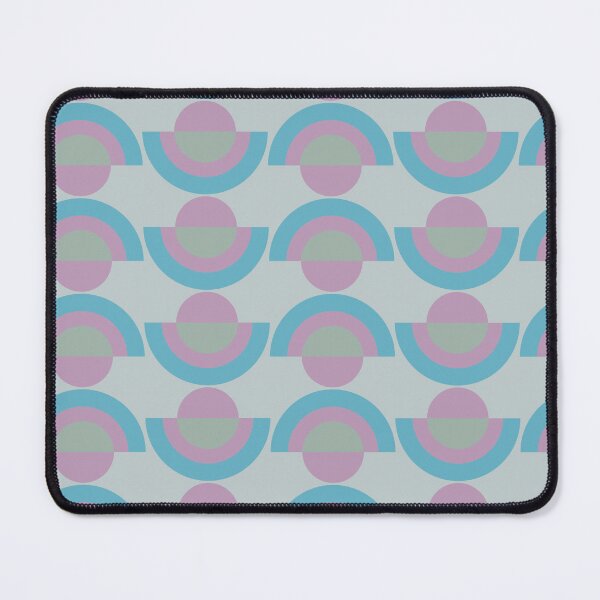Item preview, cool blues geometric pattern designed and sold by Lluviadedoritos.
