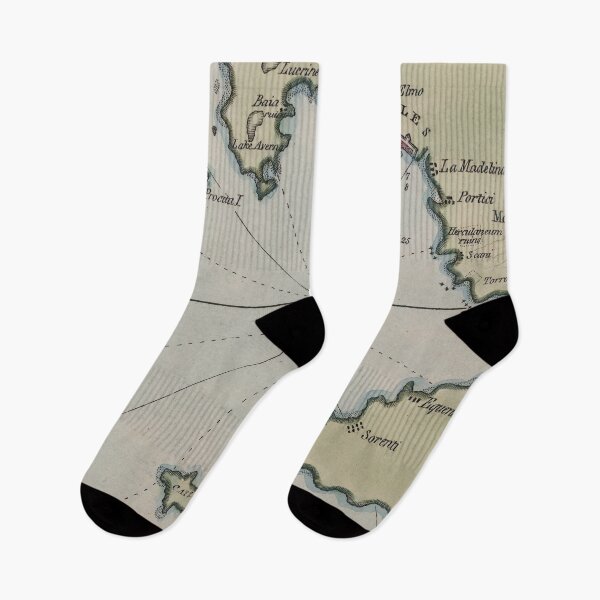 Item preview, Vintage Map of Bay of Naples Italy (1800) designed and sold by BravuraMedia.