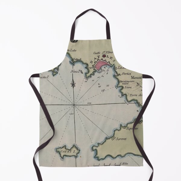 Item preview, Vintage Map of Bay of Naples Italy (1800) designed and sold by BravuraMedia.