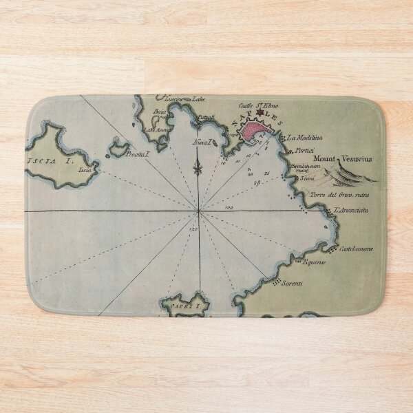 Item preview, Vintage Map of Bay of Naples Italy (1800) designed and sold by BravuraMedia.