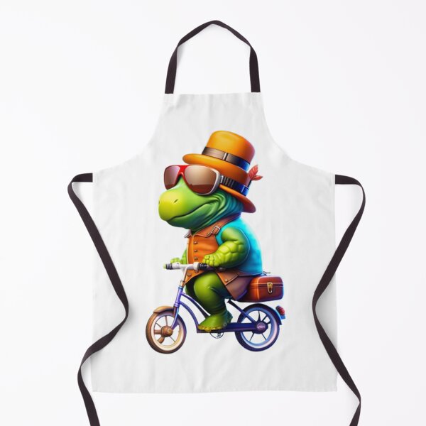 Item preview, Funny turtle with sunglasses on a bike designed and sold by Bernsteinhaus.