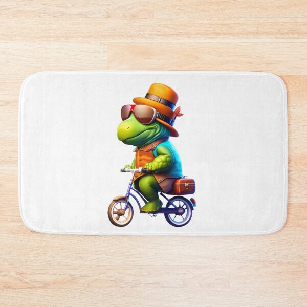 Item preview, Funny turtle with sunglasses on a bike designed and sold by Bernsteinhaus.