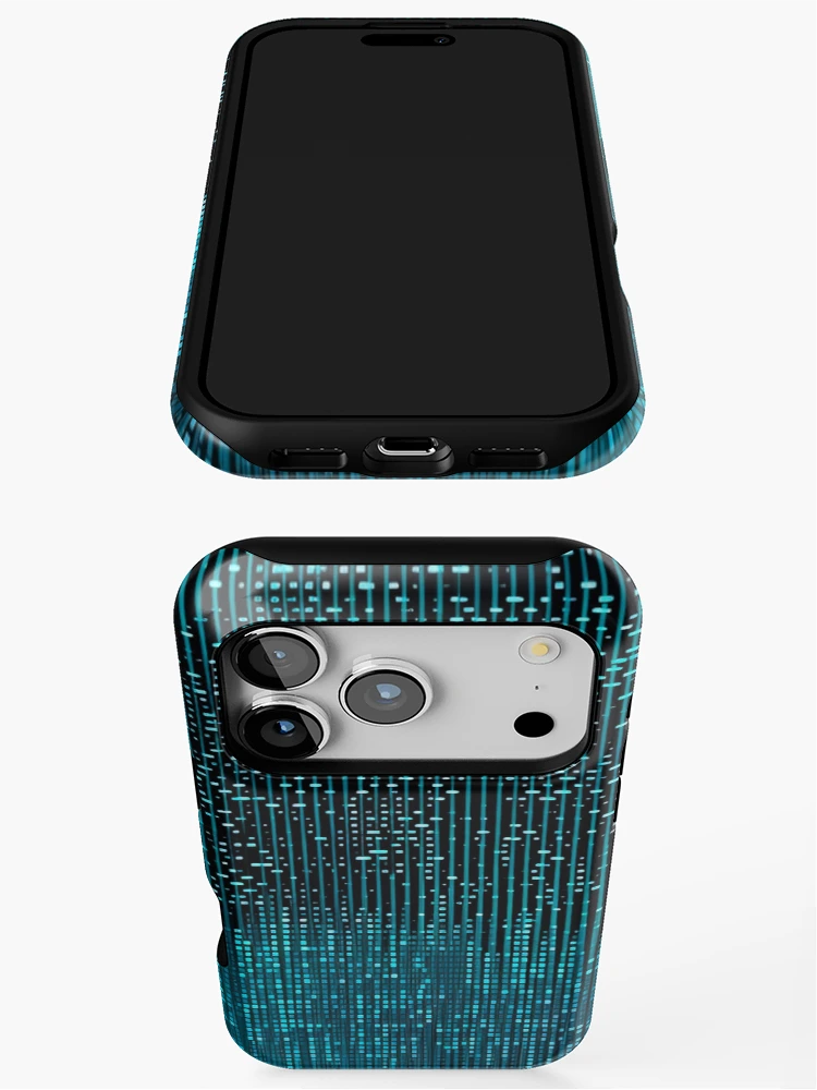 Thumbnail 3 of 4, iPhone Case,  binary code designed and sold by MoonDesinso.