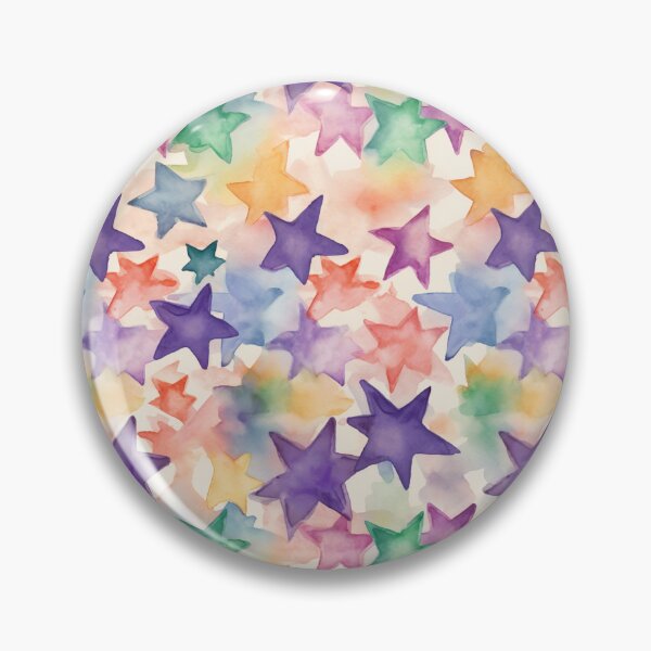 Item preview, Heavenly Watercolor Pattern designed and sold by ChromaticClings.