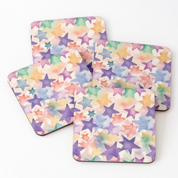 Item preview, Heavenly Watercolor Pattern designed and sold by ChromaticClings.