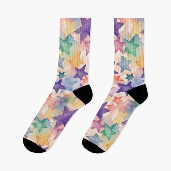 Item preview, Heavenly Watercolor Pattern designed and sold by ChromaticClings.
