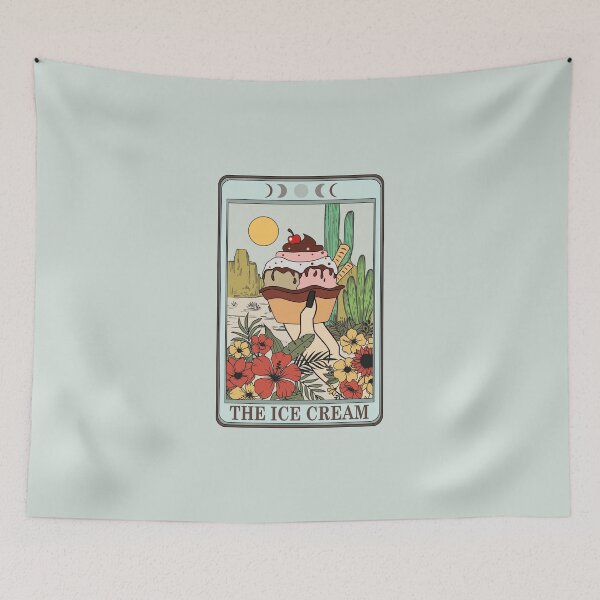 Item preview, Food Tarot Card The Ice Cream | modern tarot, tarot memes, pastel tarot designed and sold by ThirdEyeDesign1.