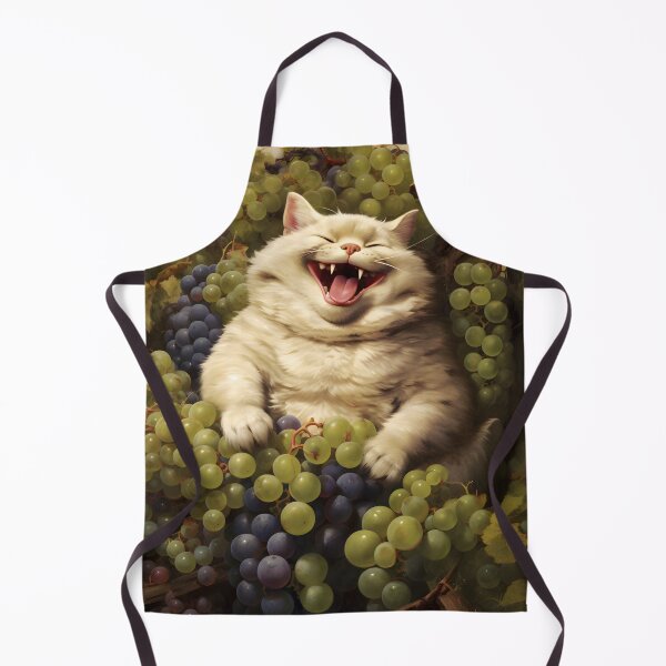 Item preview, Berrylicious Retro Whiskers: Kitschy Cats and Sweet Berries designed and sold by KittyStampedeCo.