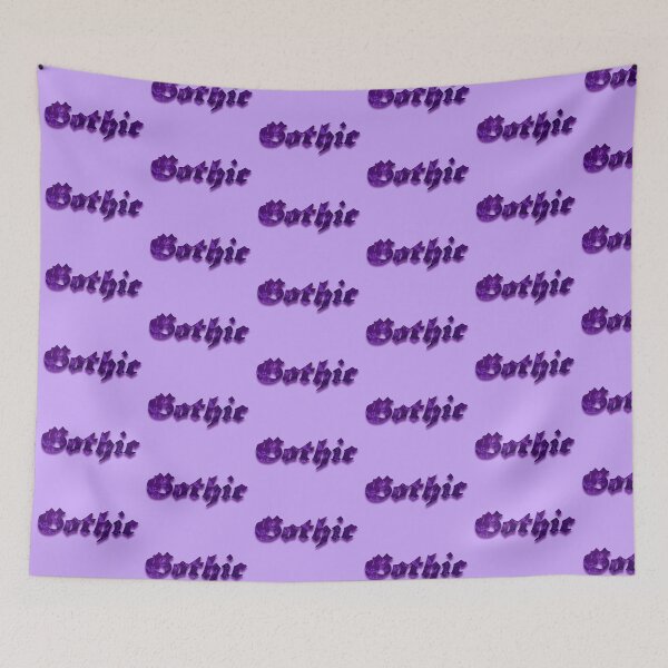 Item preview, Gothic - cool text with flowers designed and sold by Punkpaws.