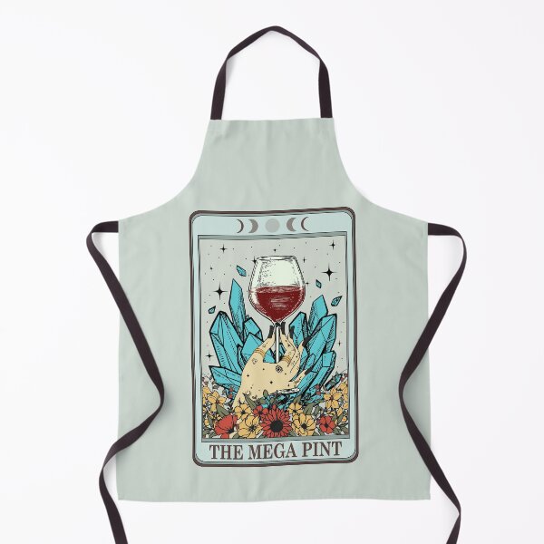 Item preview, Food Tarot Card The Mega Pint glass of Wine | modern tarot, tarot memes, pastel tarot designed and sold by ThirdEyeDesign1.